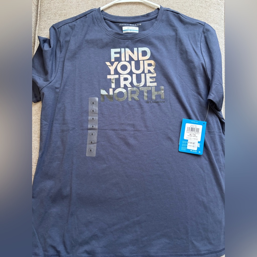 Columbia Navy Graphic Tee